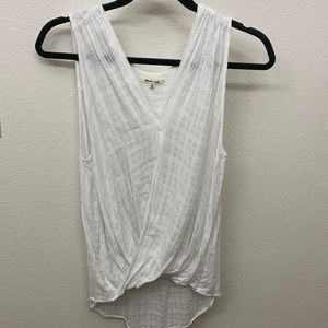 Wrap style sleeveless top